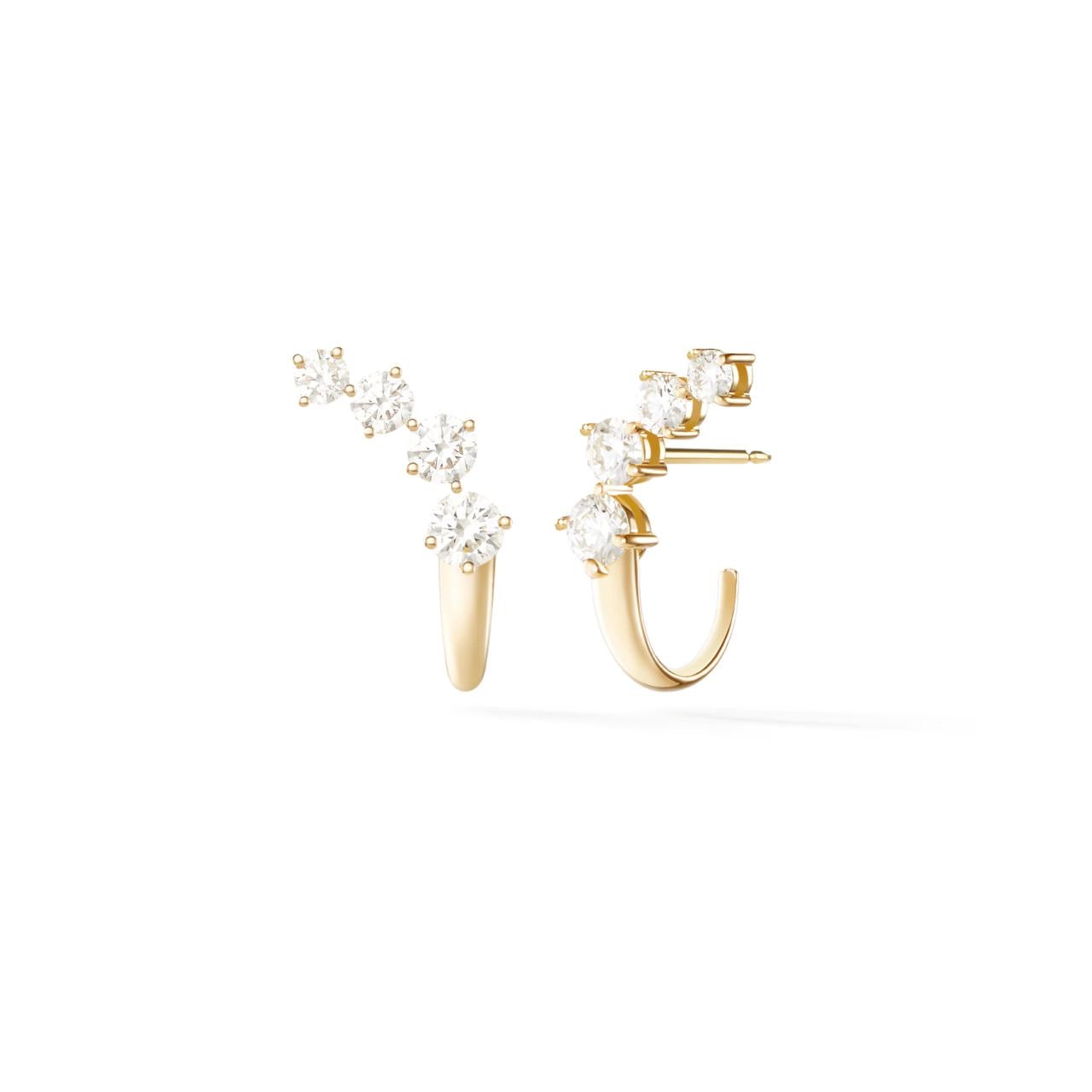 Aria Dagger Huggie Hoop