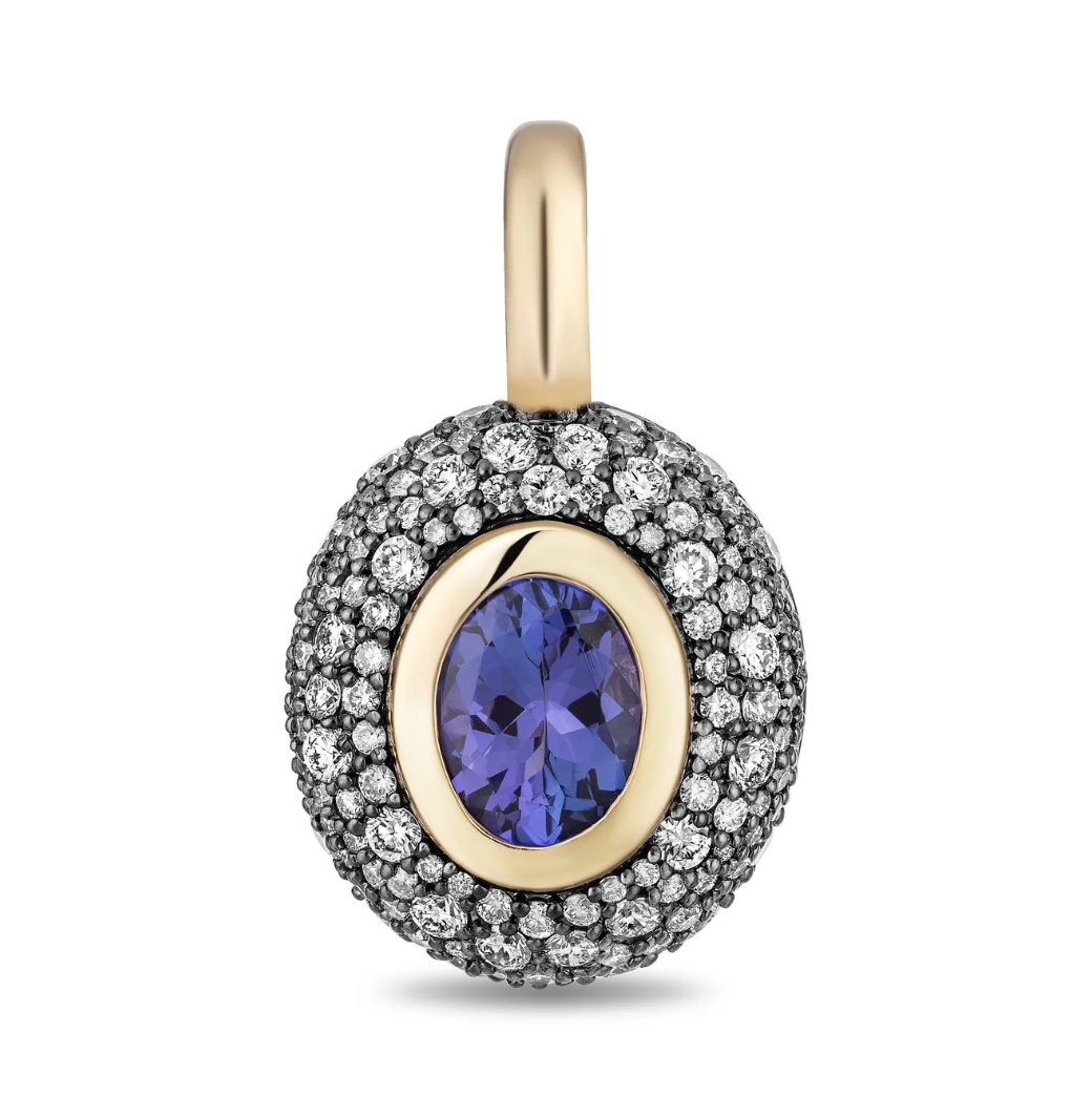 Floret Medium Oval Pendant