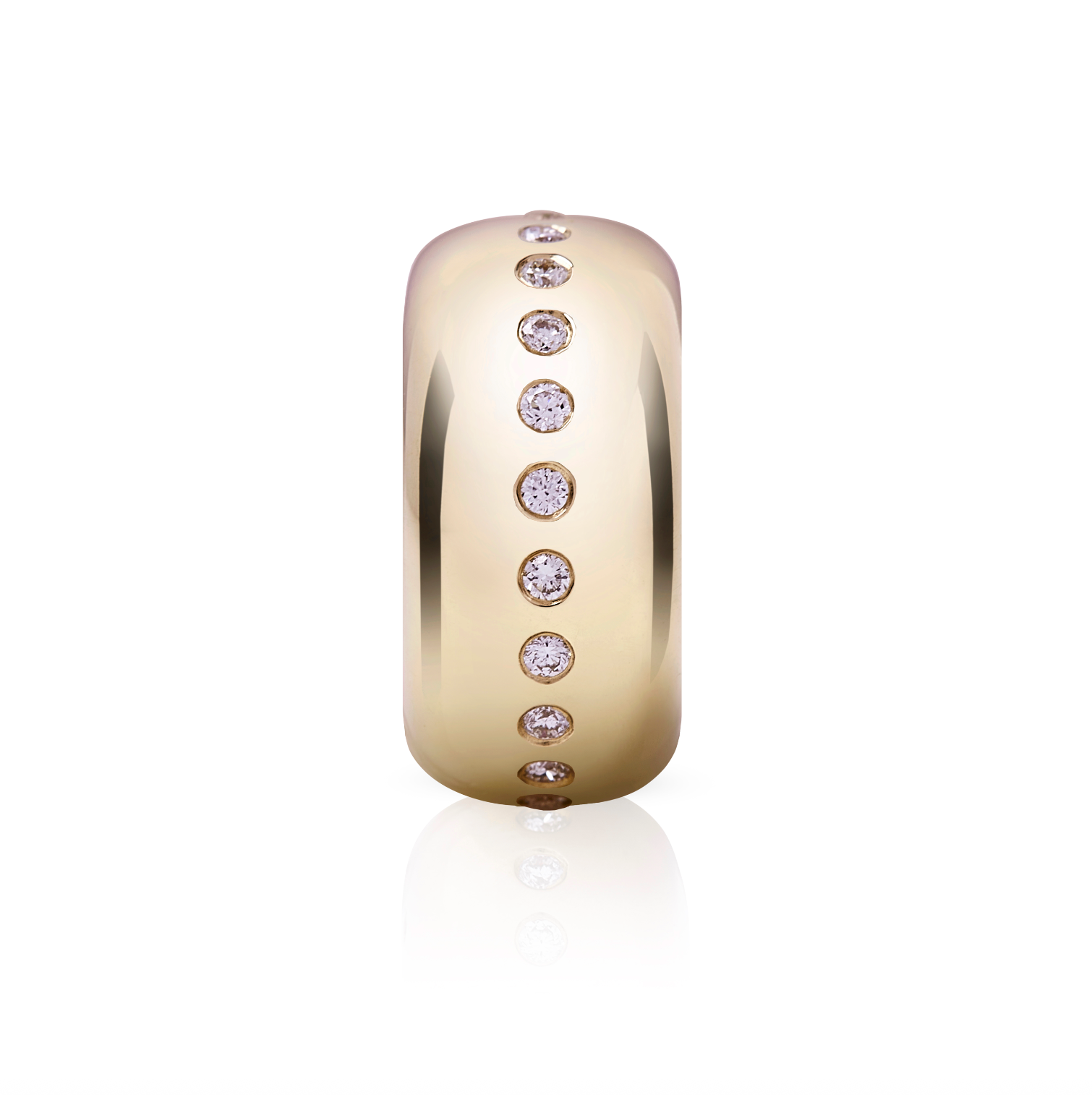 Linear Large Story Bead - Diamond