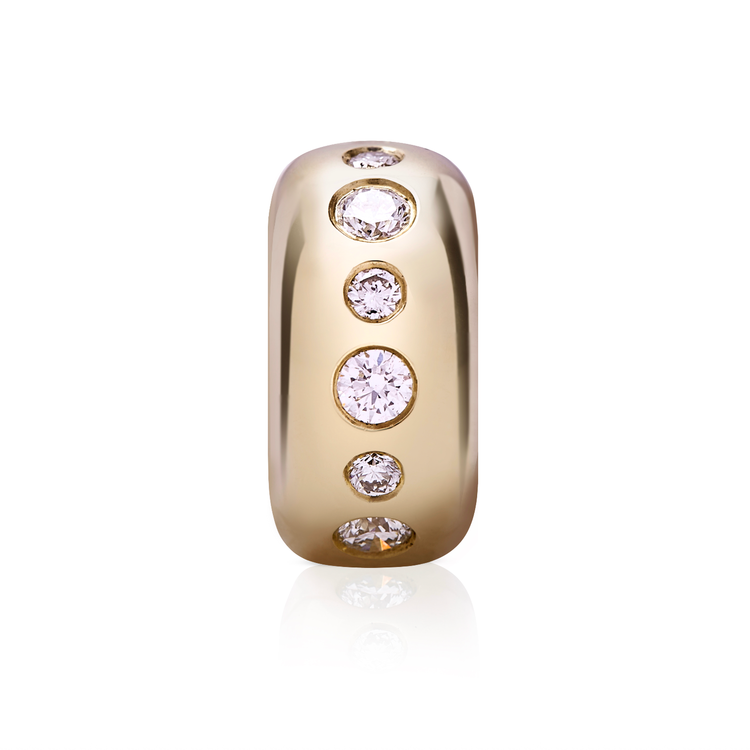 Tapered Medium Story Bead - Diamond