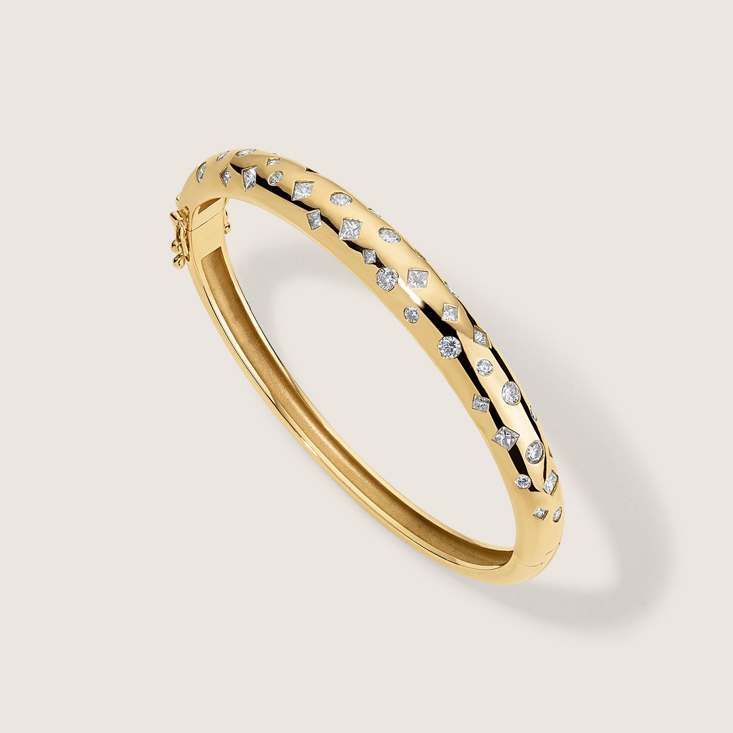 Confetti Classic Nomad Bangle - Diamond